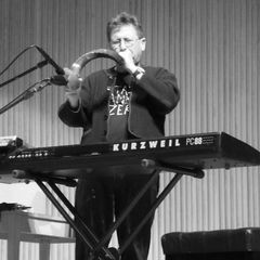 Alvin Curran performing his composition Shofar 3, combining shofar and live electronics