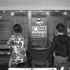 The RCA Mark II Sound Synthesizer, the Center's flagship instrument, at Columbia University