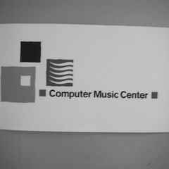 Computer Music Center sign, Columbia University