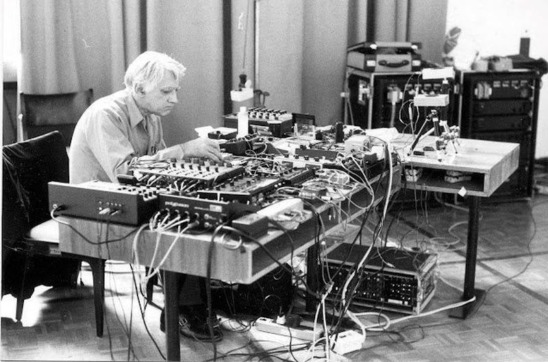 David Tudor performing Rainforest
