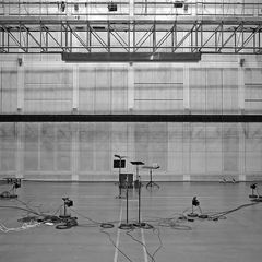 The Espace de Projection at IRCAM with its Wave Field Synthesis sound system, installed 2012