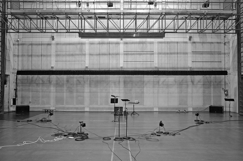 The Espace de Projection at IRCAM with its Wave Field Synthesis sound system, installed 2012
