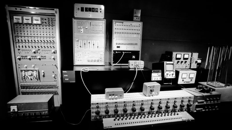 IPEM studio synthesizer, circa 1960-1980, on display at MIM Brussels
