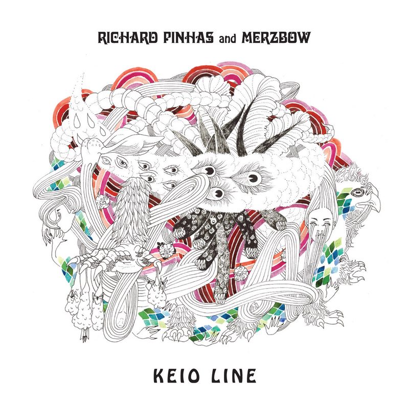 Cover of Keio Line by Richard Pinhas and Merzbow