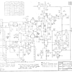 Schematic for the Krohn-Hite DCA-10 wide-band 10-watt amplifier