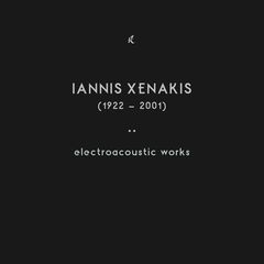 Cover of Iannis Xenakis: Electroacoustic Works (Karl Records), the anthology featuring Orient-Occident