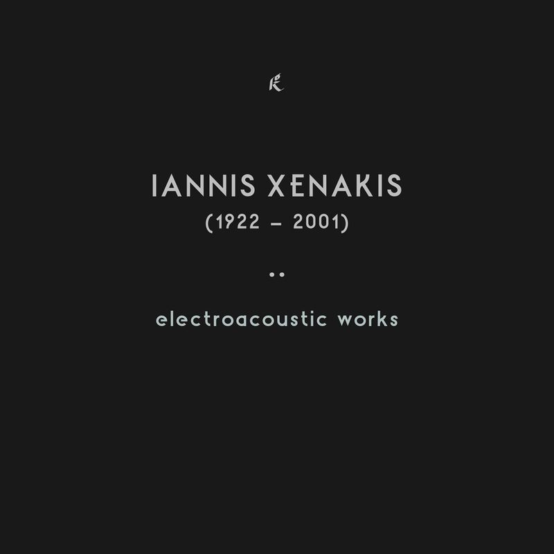 Cover of Iannis Xenakis: Electroacoustic Works (Karl Records), the anthology featuring Orient-Occident