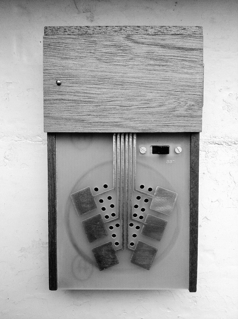 A Crackle Box, the touch-sensitive electronic instrument developed at STEIM