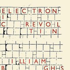 Cover of The Electronic Revolution by William S. Burroughs, cut-up grid lettering