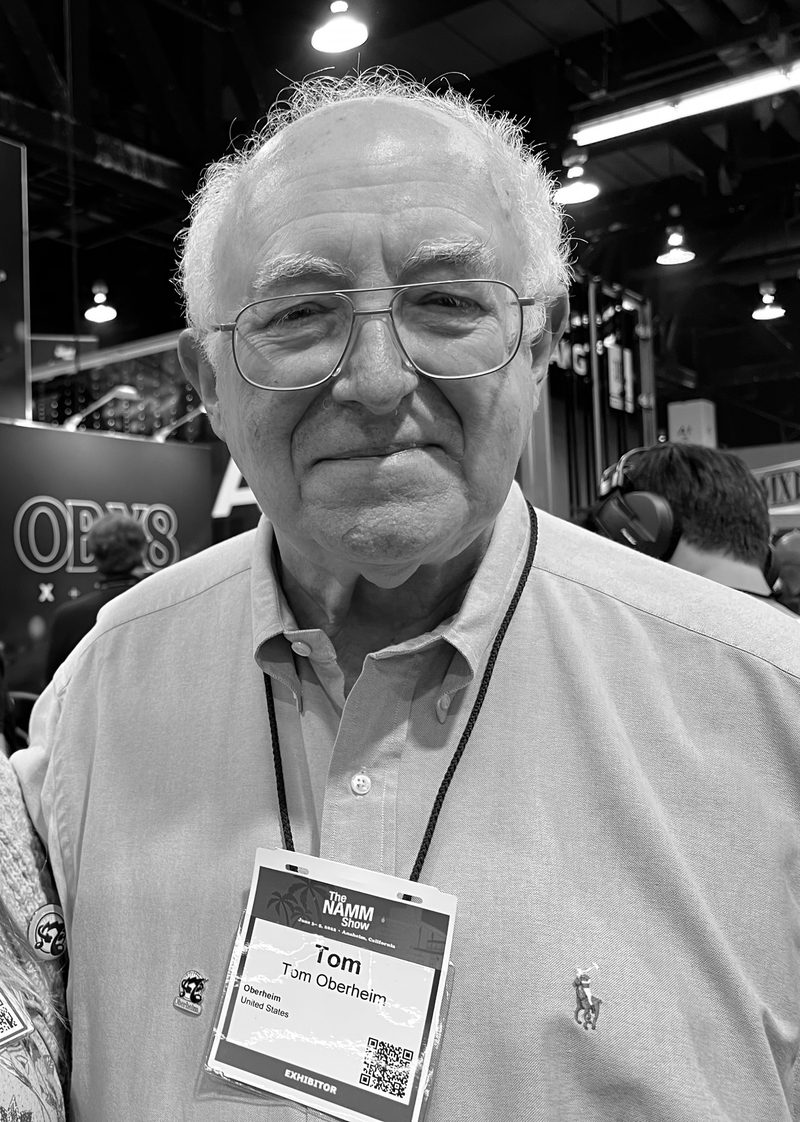 Tom Oberheim at the 2022 NAMM Show