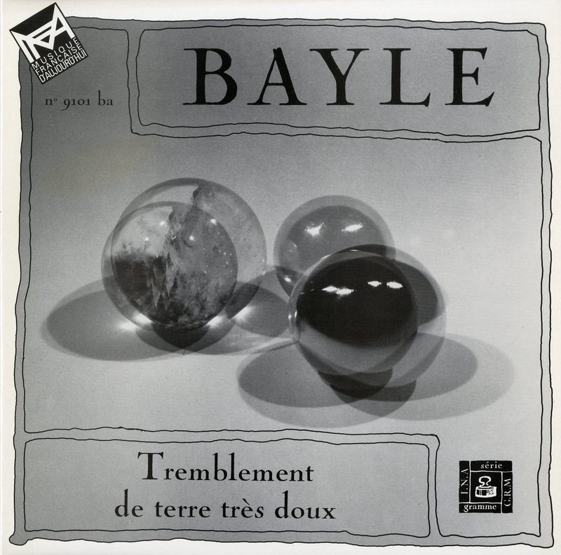 Cover of Tremblements by François Bayle