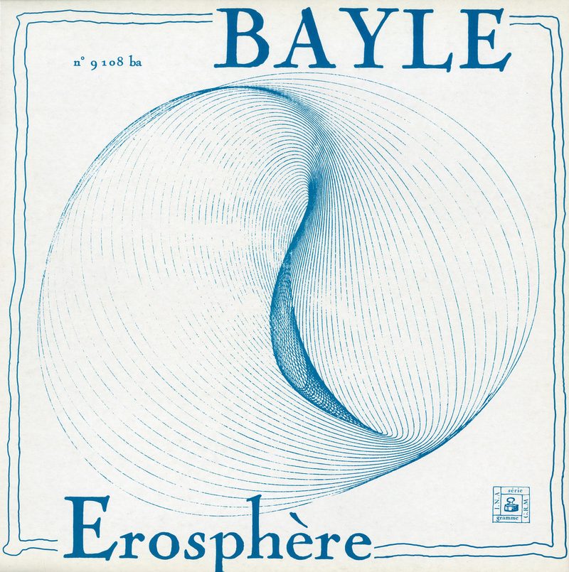 Cover of Érosphère by François Bayle