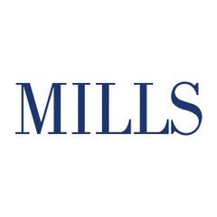 Mills wordmark, as used on Center for Contemporary Music release labels