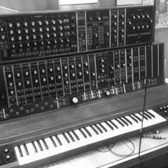 The first commercial Moog synthesizer, 1964
