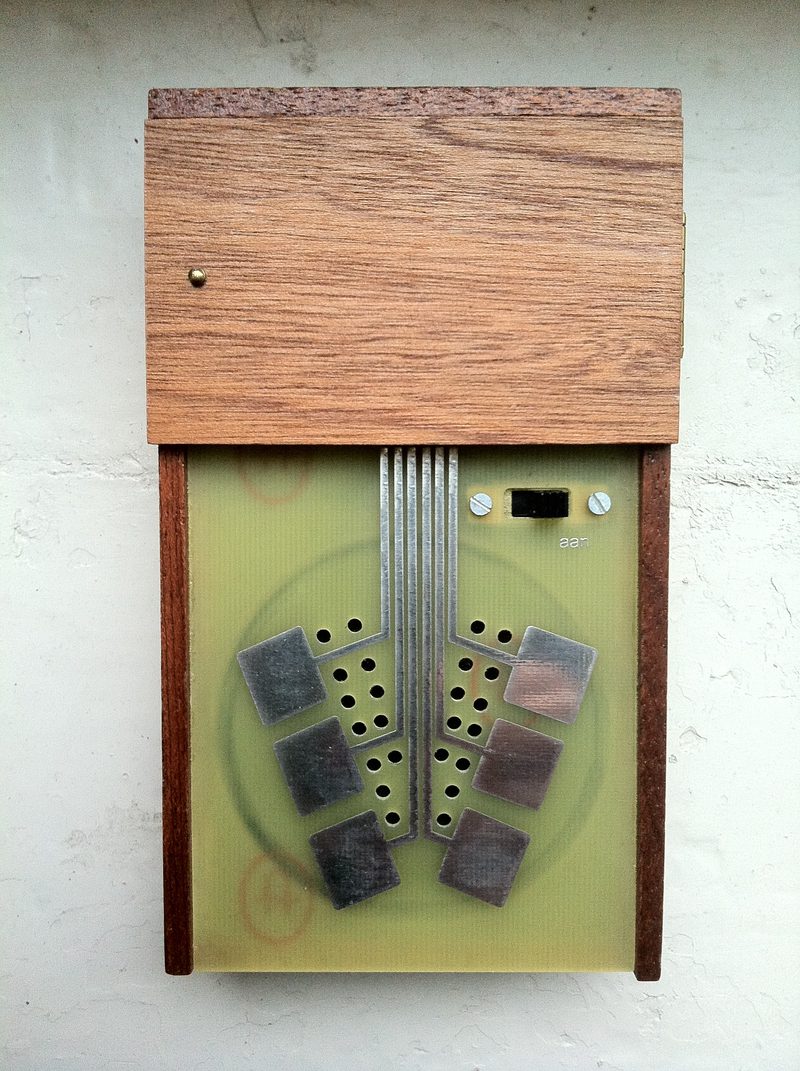 A Crackle Box, the touch-sensitive electronic instrument developed at STEIM