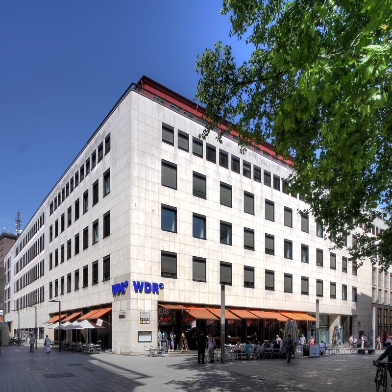 The WDR Funkhaus at Wallrafplatz in Cologne, which housed the studio from 1952 to 1986