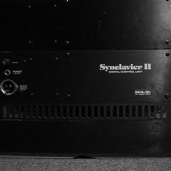 Synclavier II, front panel