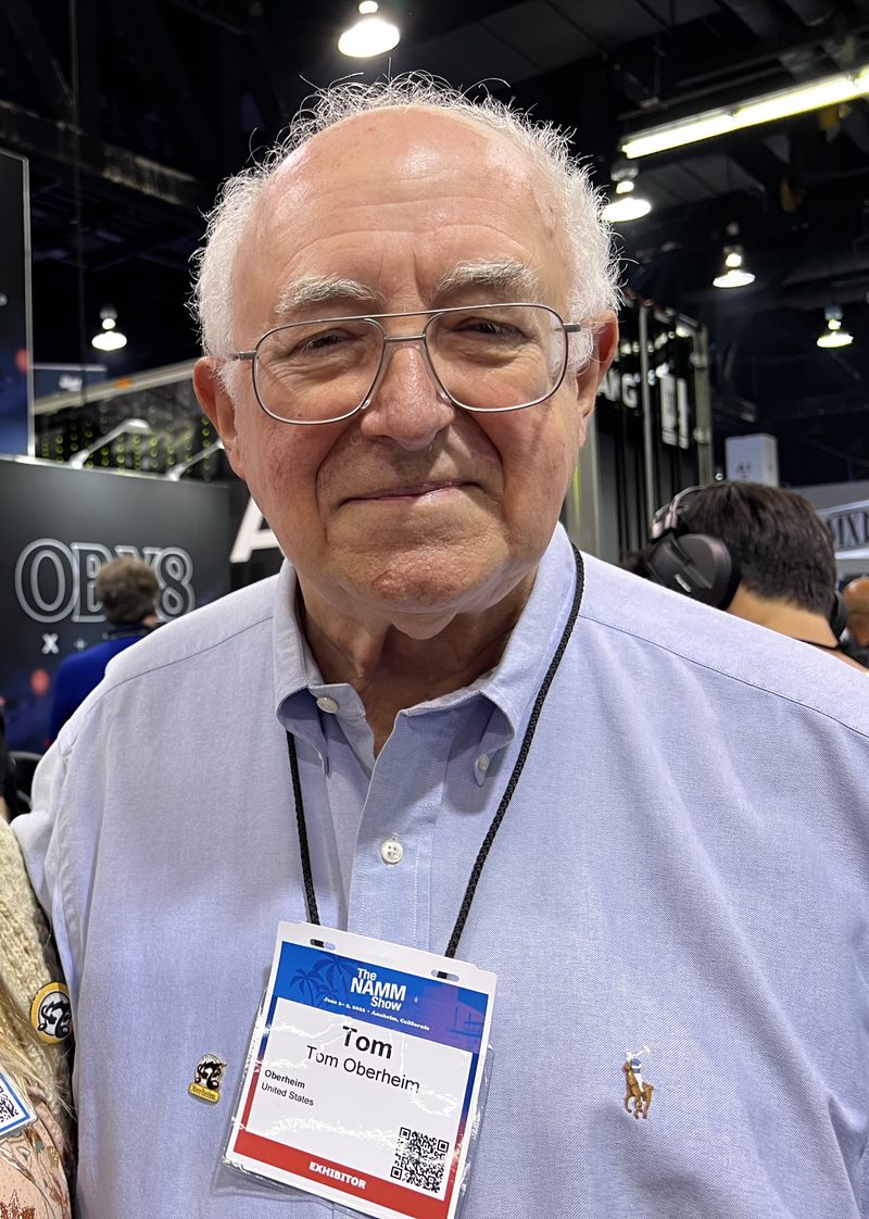 Tom Oberheim at the 2022 NAMM Show